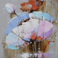 Abstract Flower Oil Painting Wall Art